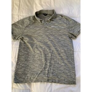 Ben Sherman Gray Pattern ‎ Short Sleeve Polo Men's M